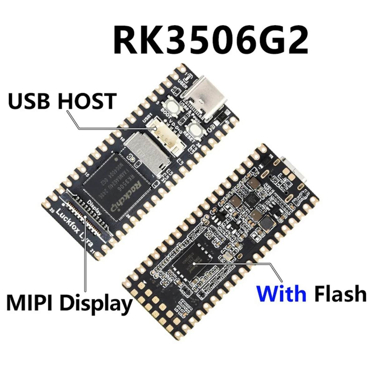 RK3506G2 Linux 개발 보드용 ABLG RK3506 -A7 MIPI/디스플레이 지원, 용접되지 않음