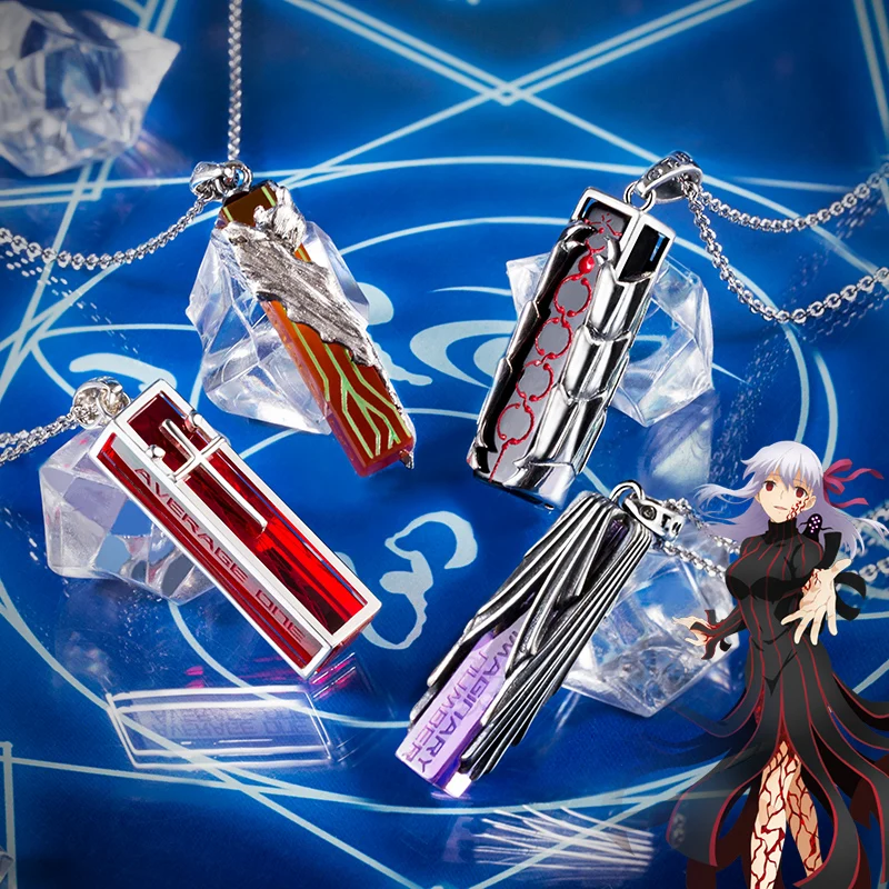 

Fate Stay Night Heaven's Feel Rin Emiya Sakura Excalibur Morgan Saber Alter Necklace Anime FGO FSN Pendant 925 Sterling Silver