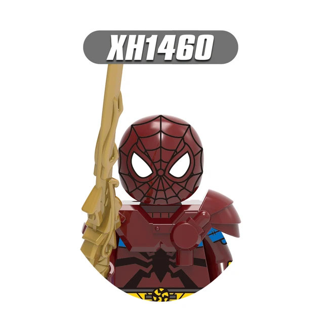 DISNEY Mysterio Doctor Octopus Spiderman Green Goblin Building Blocks Doctor Strange Sandman Lizard Action Figure Kid Toy Bricks M-X1460