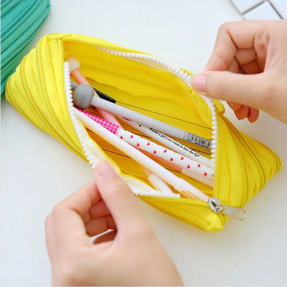 

Cartoon Zipper Makeup Lipstick Bag Large Capacity Rabbit Ear Students Pencile Bag Cosmetic Bag Handbag Eyes Coin Purse Wallets
