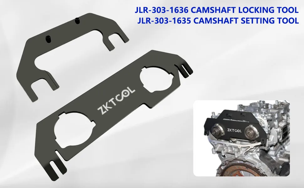Passend für den neuen Jaguar Land Rover Evoque Benzinmotor 2.0t 2.0 i4 Motor-Timing-Werkzeug Nockenwellenschloss JLR-303-1636 JLR-303-1625 – Detail 3