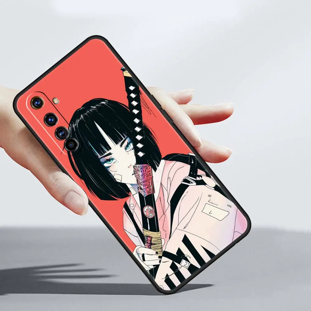 Japanese Style Anime Girl Phone Case - Artistic Cover