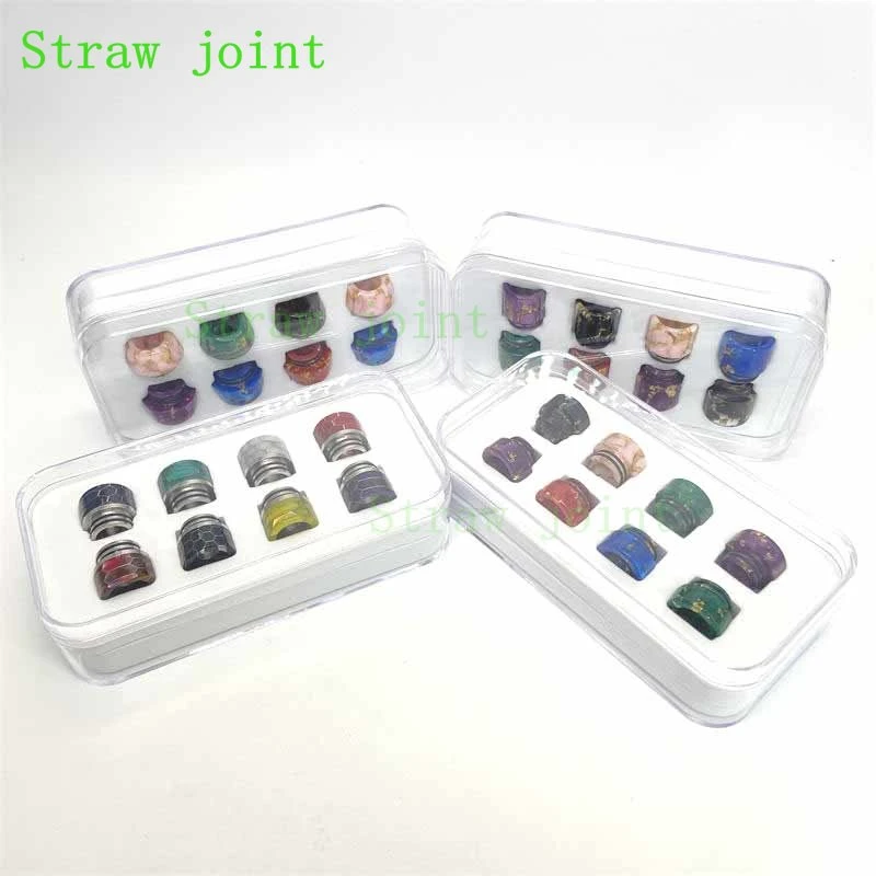 FATUBE 1 Box Random Color 810 Multistyle Stainless Steel Resin Dripper