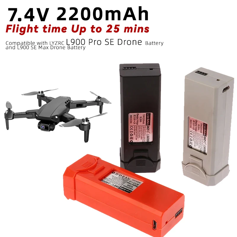 

LYZRC L900 Pro Se Battery L900 Se Max Rc Drone Battery For Accessories Quadcopter RC Plane Parts Propellers Drone Accessories