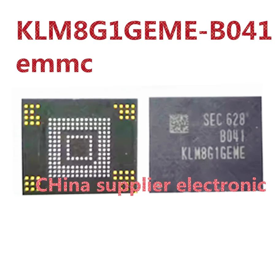 

KLM8G1GEME-B041 BGA153 ball EMMC5.1 8GB шрифт Б/у завод good ball ic