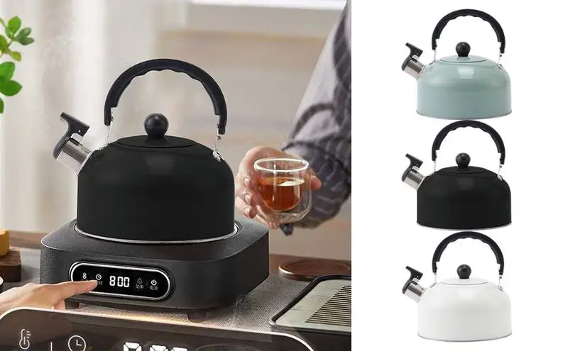 

Tea Kettles Stovetop Whistling 3L Food Grade Stainless Steel Tea Pot For Stove Universal HighTemperature Resistant Water Kettle