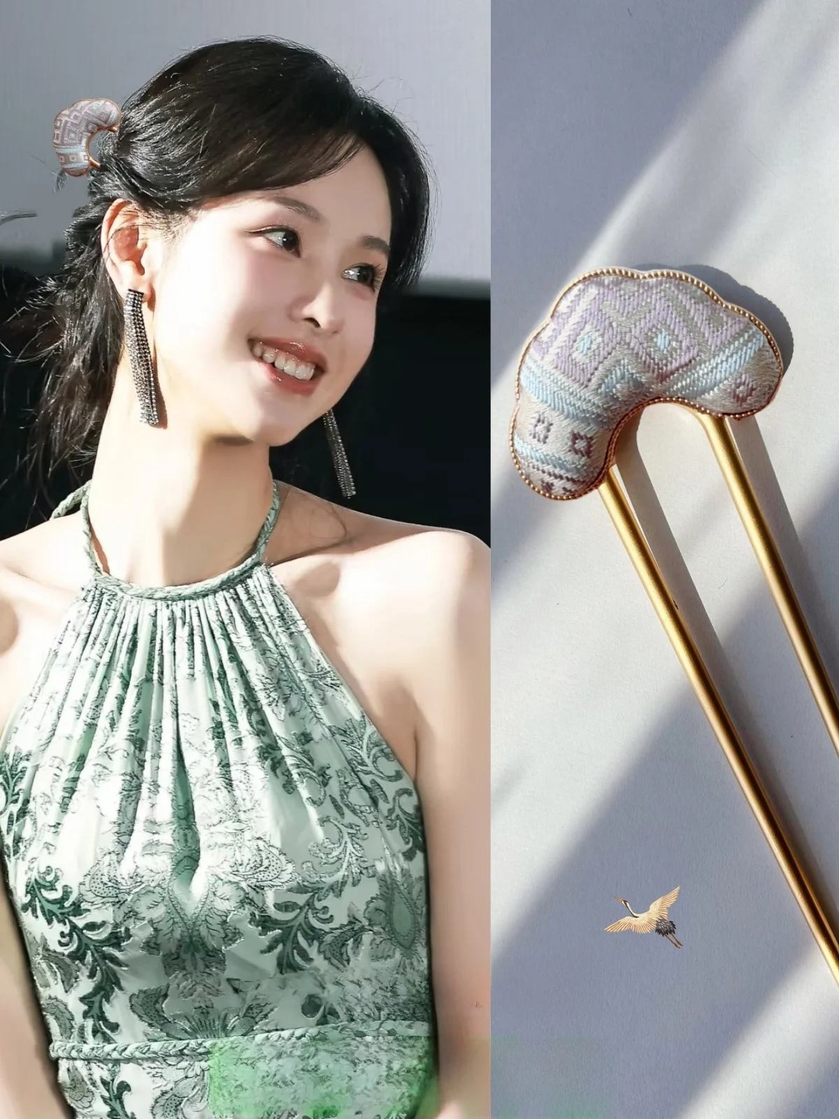 수제 구름 모양의 머리핀 여성용 헤어 스타일링 도구 우아한 Feifei 헤어 클..