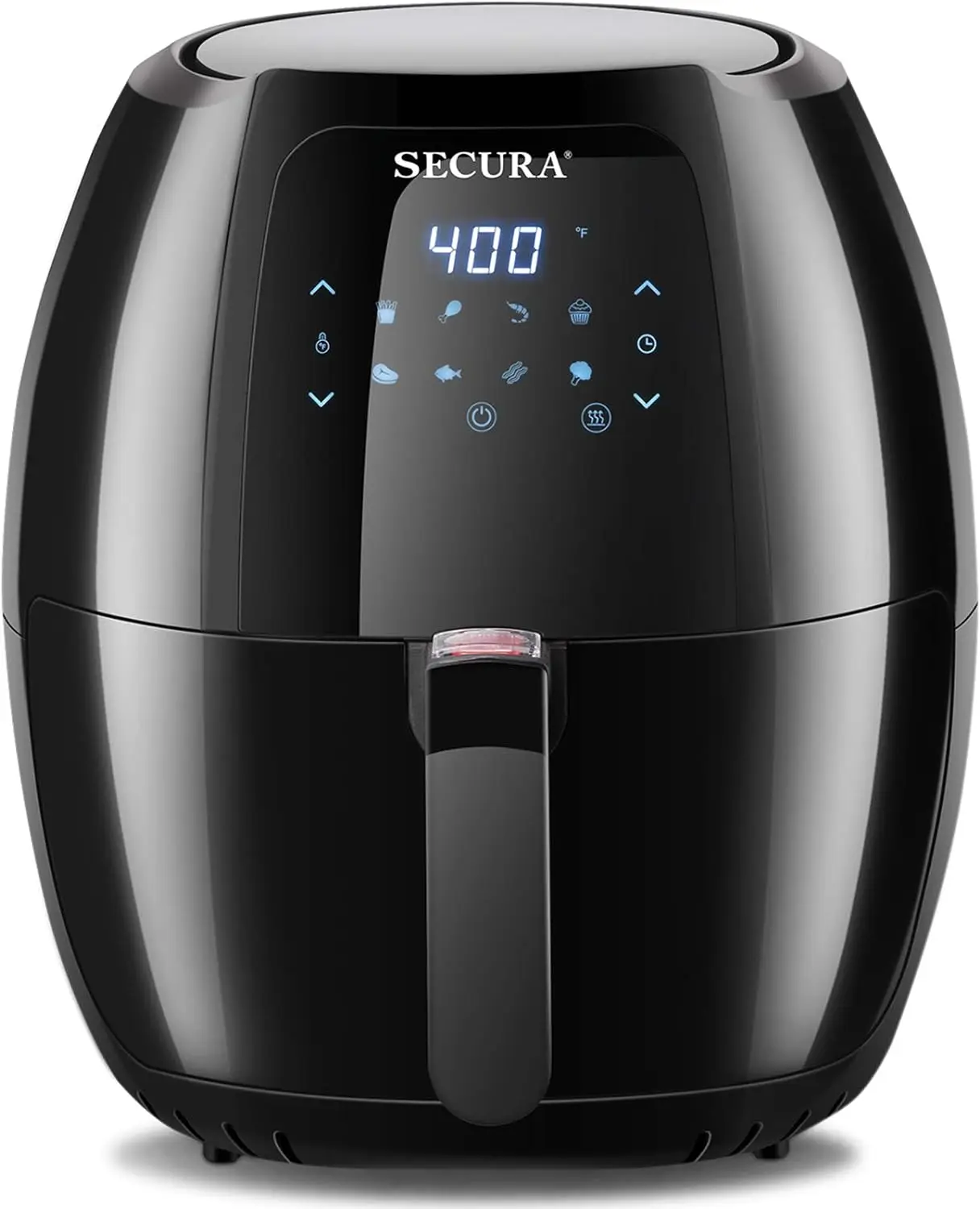 

Max 6.3Qt Air Fryer, 1700W Digital Hot Air Fryer | 10-in-1 Oven Oilless Electric Cooker w/Preheat & Shake Remind, 8 Cooking