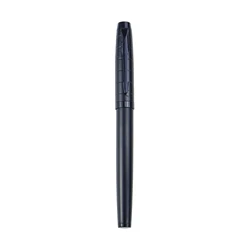 Luxury Gunmetal Metallic Fountain Pen - Stylish, Sturdy, and Distinguished with a Mechanical Feel (1 pc black)