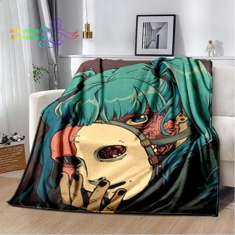 Sally Face Blanket Game Blankets Sofa Cover Flannel Decoration Gifts for Kids and Adults Throw Blanket for Home Outdoor Quilt 4