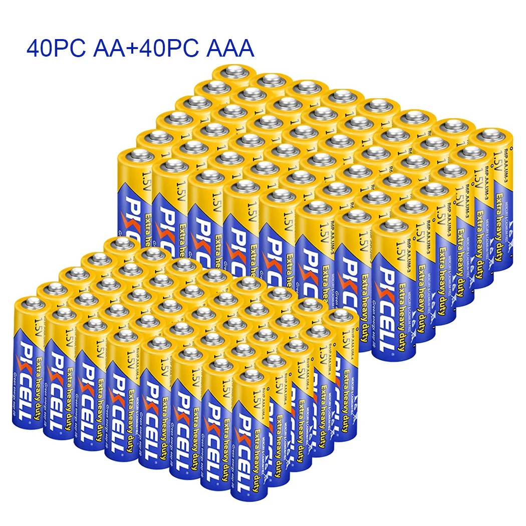 Lot de 96 Piles AAA LR03 Ultra Alcaline PKCell 1.5V