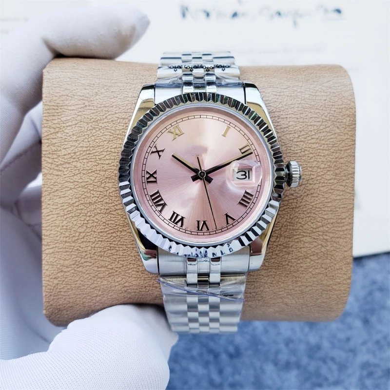

Men And Women 2023 Luxury Automatic Machinery 36mm Pink High Quality Stainless Steel 904LAAA Classic Watch