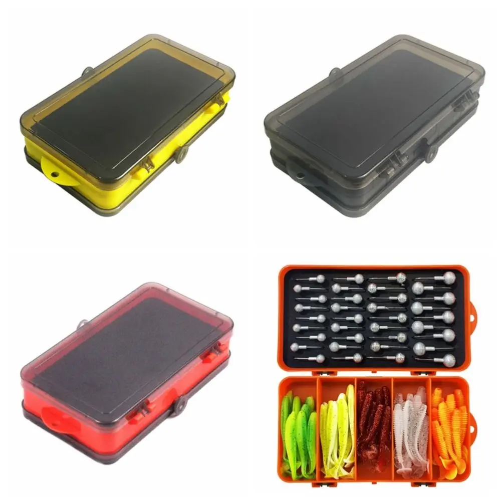 

Double-sided Double Sided Fishing Tackle Box Sturdy Construction Multi Compartments Fishing Storage Boxes Convenient ABS