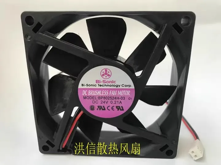 

Бесплатная доставка оригинальный Bi Ionic 8025 BP802524H-03 DC24V 0.21A инверторный вентилятор