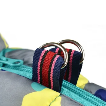 Fullbody Small Dog Coat Warm Fleece Puppy Jacket Dog Winter 4-Leg Puffer Coat Reflective Turtleneck Dog Snow Jacket Snowsuit 5