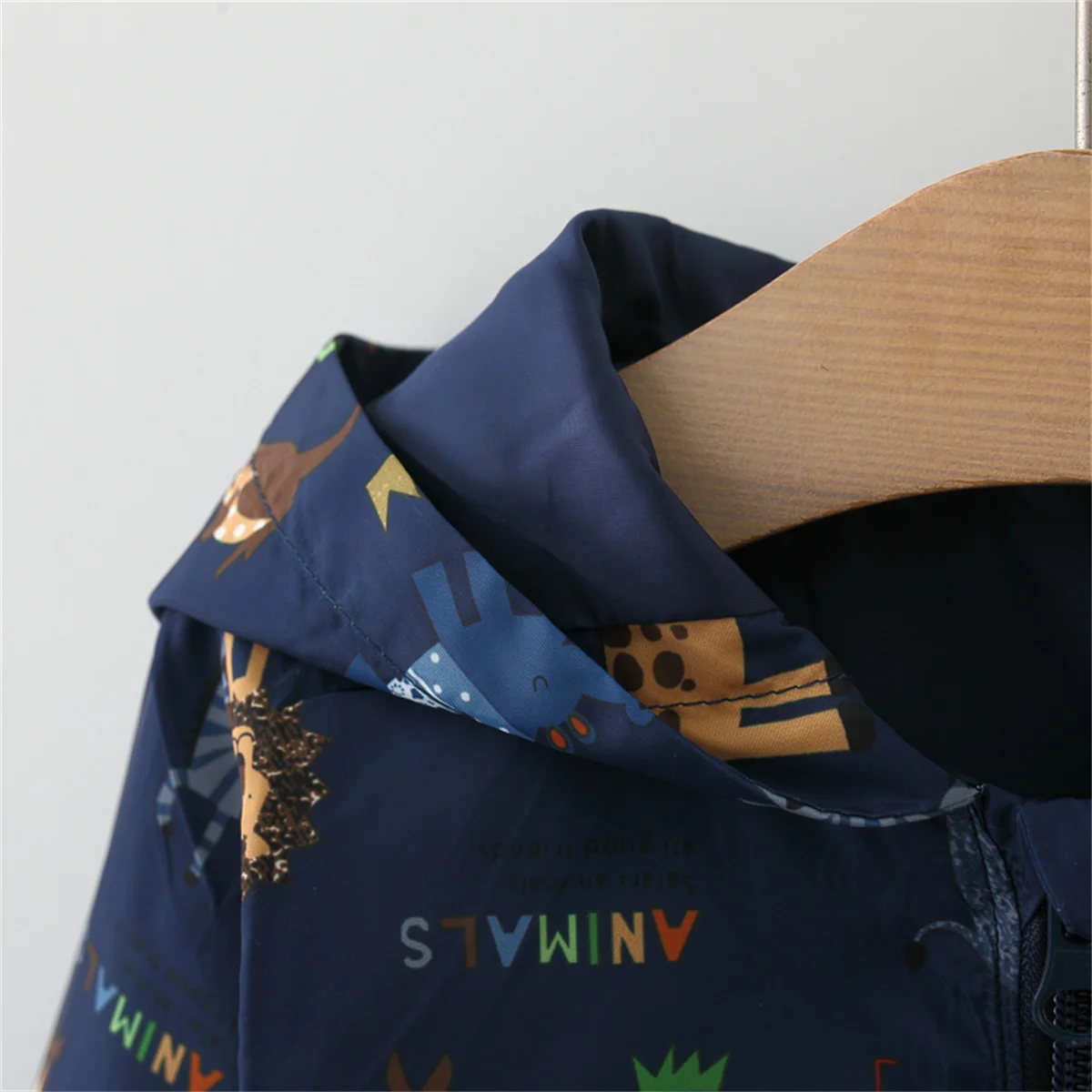Spring Autumn Children's Coat Cartoon Cute Cherry Blossom Hooded Zipper Everyday Versatile Boys' Jacket Top baby jacket hooded coat plaid jacket