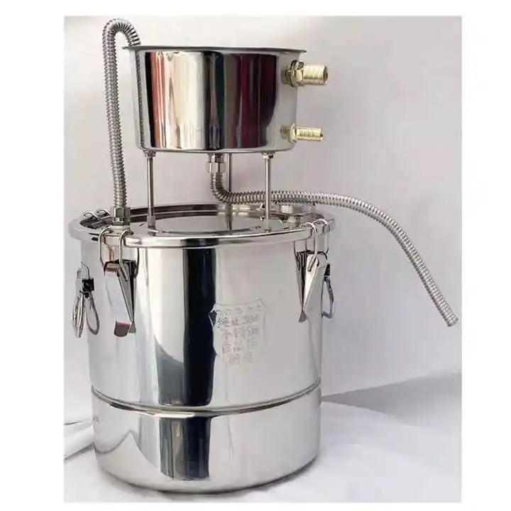 Stainless Steel 55L10L Steam Distillation Essential Oil Machine Red Wine Rice Wi
