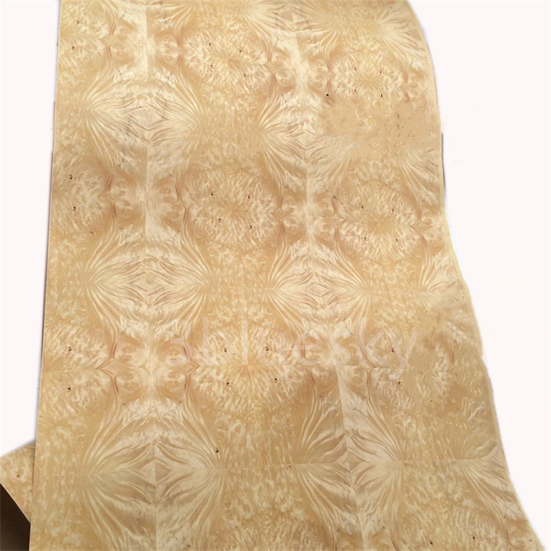 Legno Naturale Impiallacciato Frutta Turpinia Con Parquet Burl Per Supporto Mobili Carta Kraftpaper Circa 60Cm X 2.5M 0.25Mm