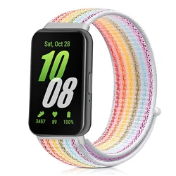 Breathable Adjustable Nylon Sport Band Strap - galaxy fit 3 (Colorful)