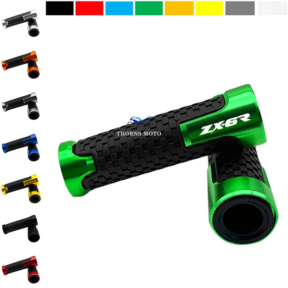 

For KAWASAKI NINJA ZX-6R ZX6R ZX 6R Motorcycle Accessories 7/8" 22mm Handlebar Grips Handle Grip Protector Handle bar