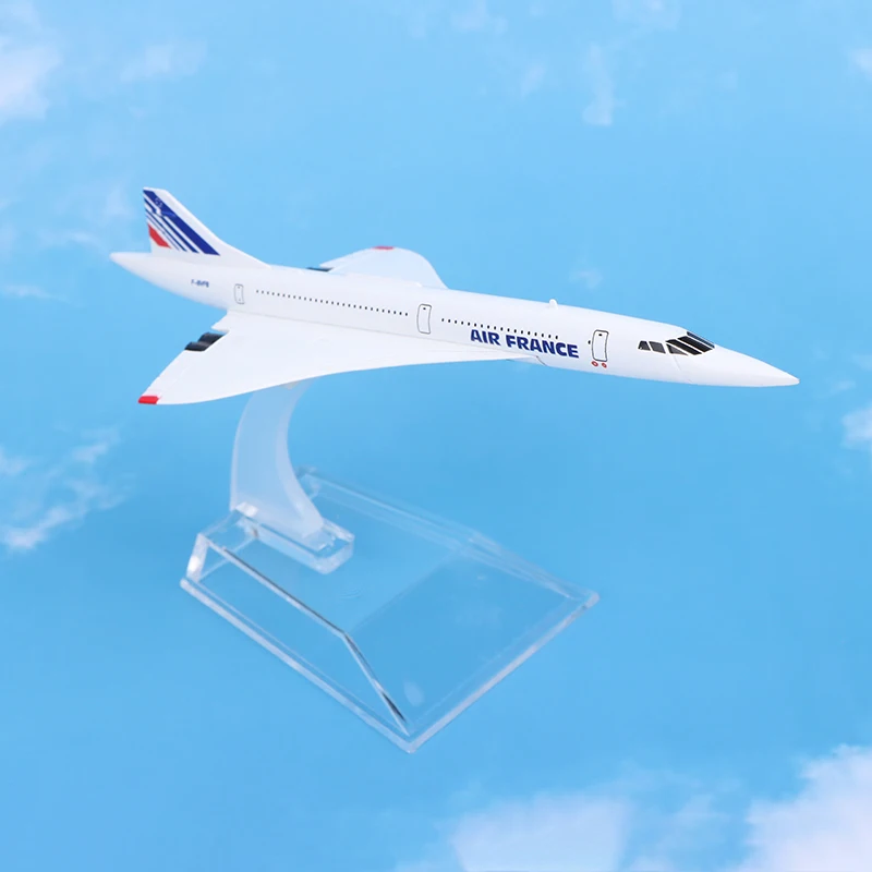 1:400 Concorde Air France Airplane Model Airliner Alloy Diecast Air Plane Model Toys Collection Home Decor Miniatures 4