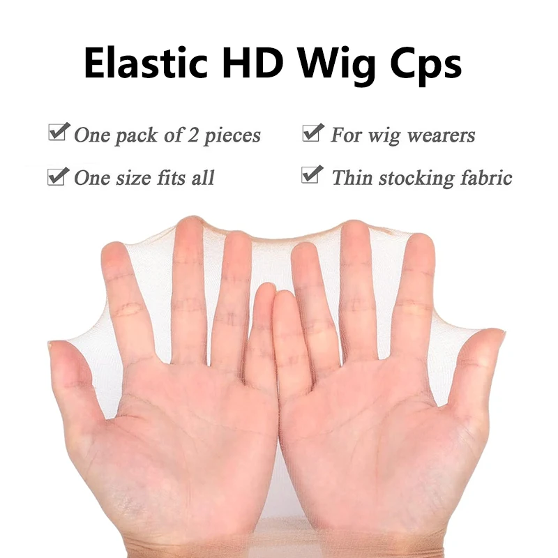 HD Wig Thin Stocking Cap12Pcs Wig Cap Hair Net For Weave Nylon Stretch Mesh Wig Cap Hd Wig Caps For Wigs