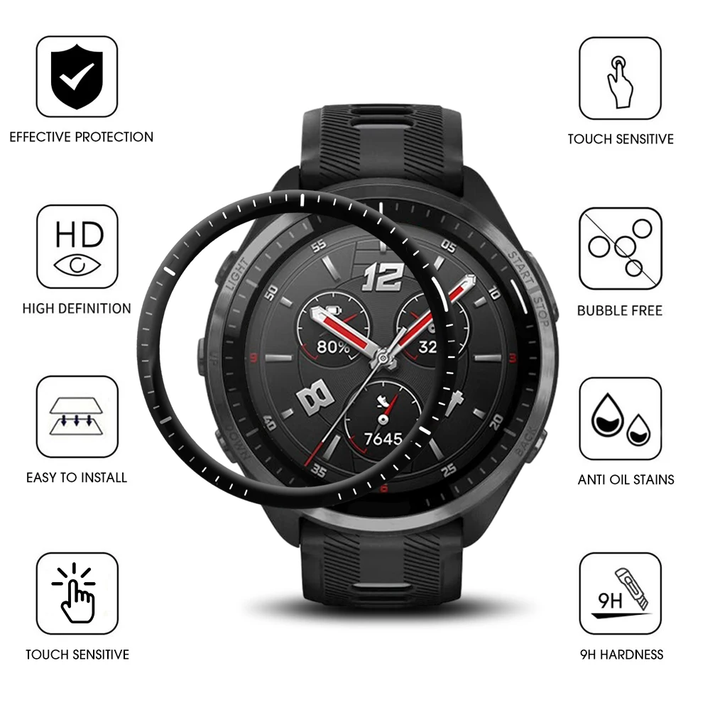 Flexible HD Clear Anti-Scratch Shatterproof Watch Screen Protectors