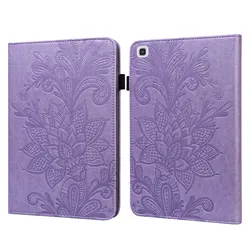 Premium Protective Case for Samsung Galaxy Tab - Sleek and Durable Design (Purple Flower BX)