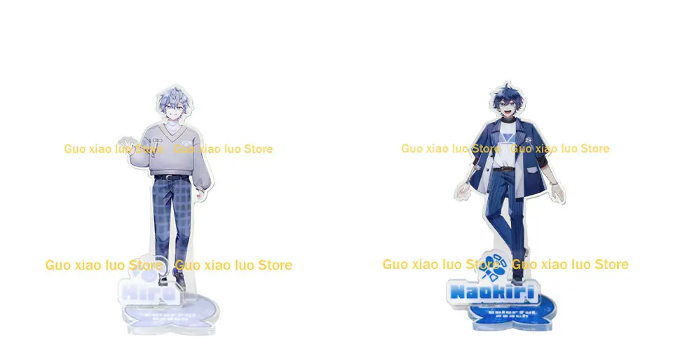 Mini World VTuber Bunter Pfirsich JPAPA Noa Yuankun Tattsun Siva DNQ Uri Eto Hiro Mofu Naokiri Doppelter Acrylständer Ornament Geschenk – Detail 7