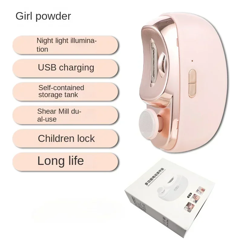 Electric Automatic Nail Clipper with Light Rechargeable Fingernail Trimmer Nail Clipper for Smooth and Safe Manicures 6