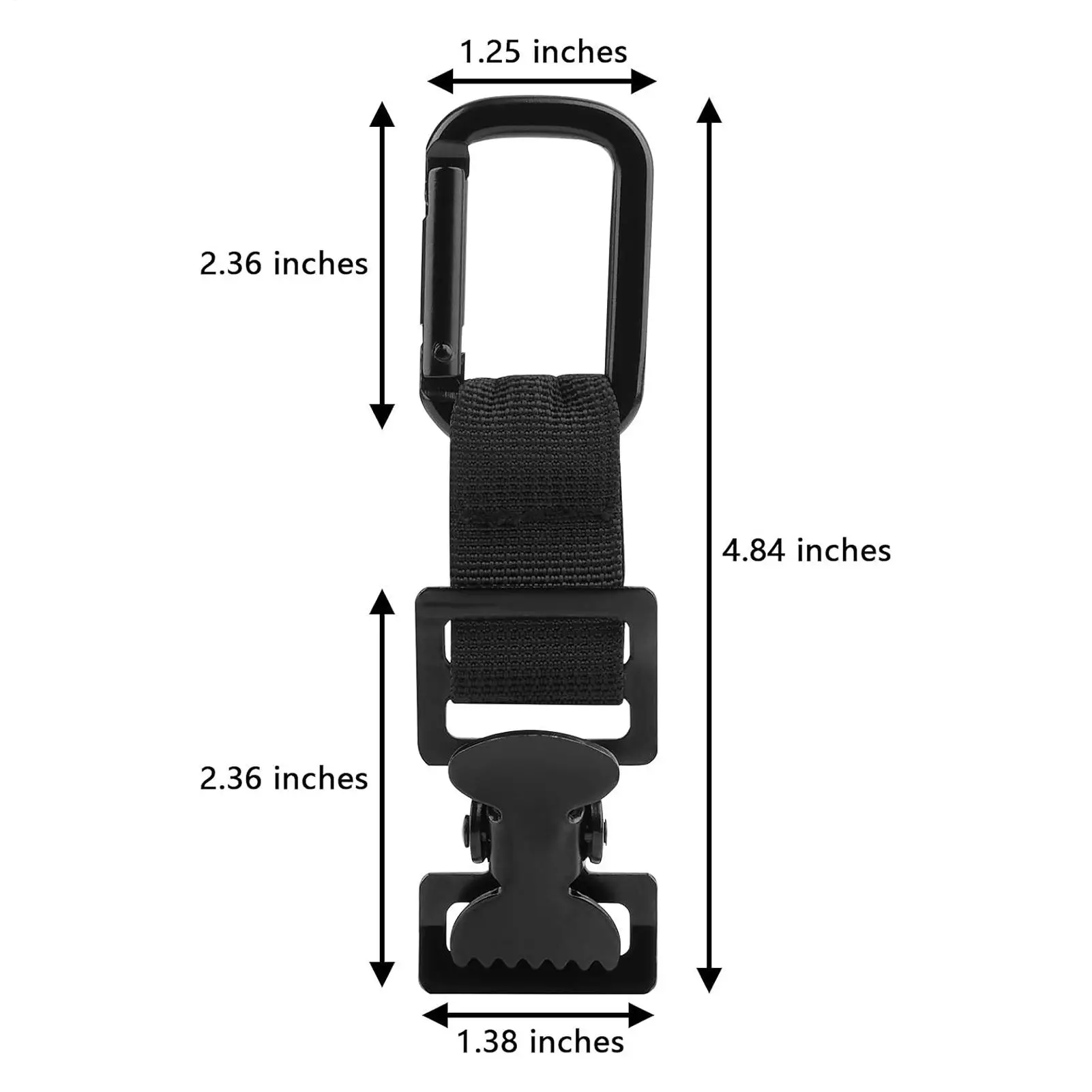 Glove Holder For Belt Serrated Design Mitten Hanger Firefighter Glove Clips For Towel Pant Belt Golf Firefighter Construction