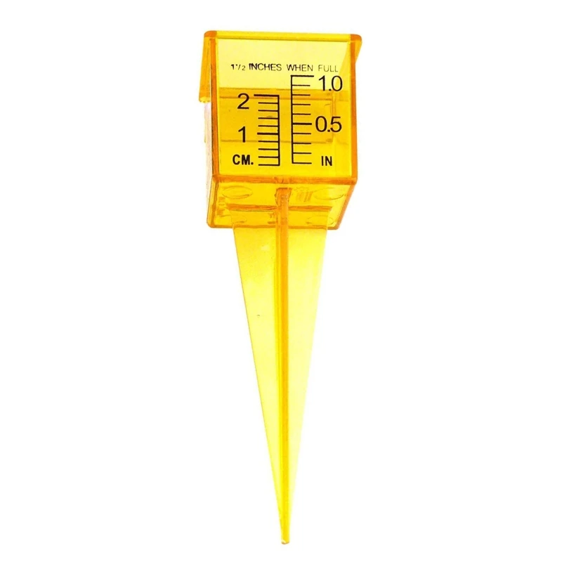 Portable Rain Gauge Outdoor Flowerpot Sprinkler Gauge 1.5 in Rain Guage 10 Pcs