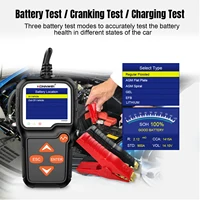 2026 New KONNWEI KW650 Car Moto Battery Tester 6V 12V Auto Battery Analyzer 100 to 2000 CCA Car Moto Cranking Charging Test Tool - Image 4