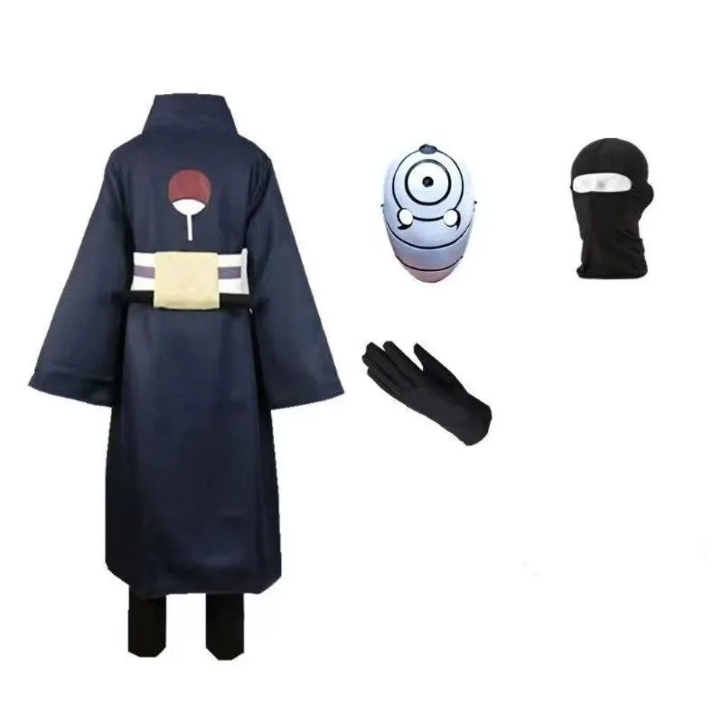 Anime Peripheral Naruto Clothing Student Version Xiao Organization Obito Cosplay Costume White Mask Cosplay Costume
