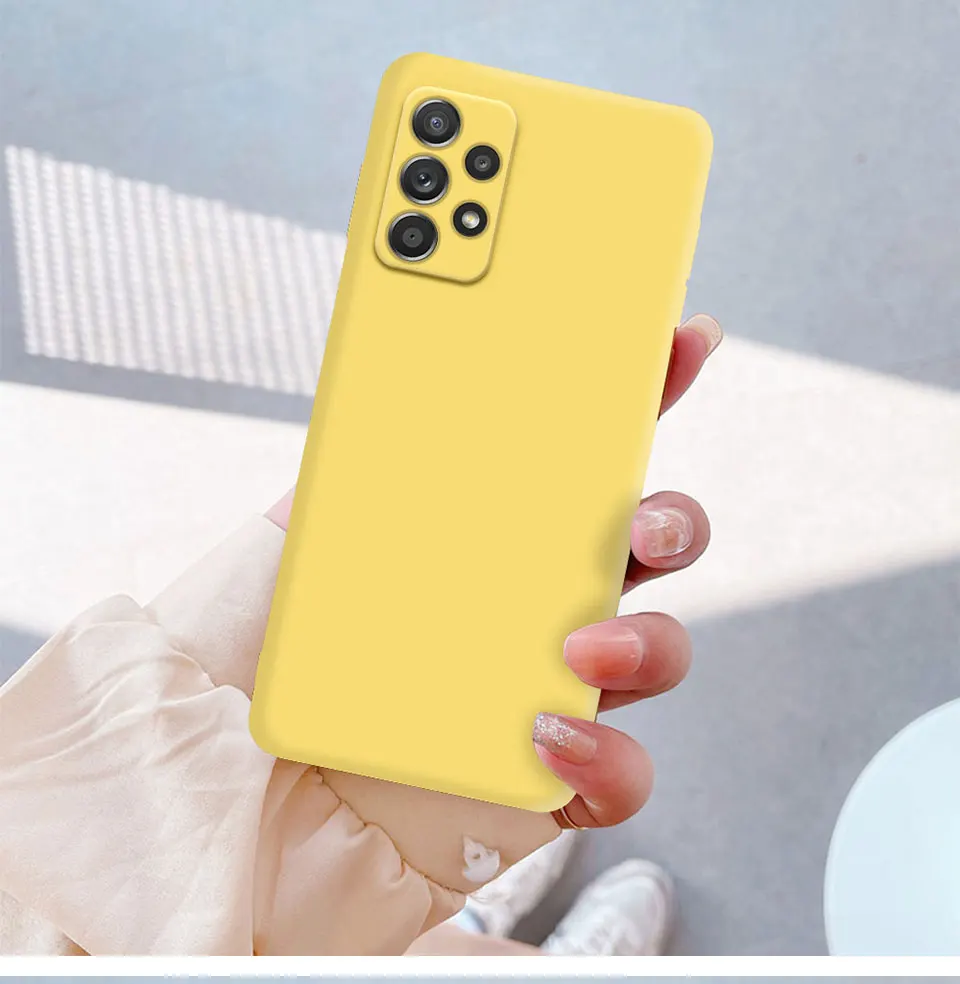 Für Samsung A52 Fall Original Weiche Silikon TPU Zurück Abdeckung Für Samsung Galaxy A52S 5G Fundas – Detail 10