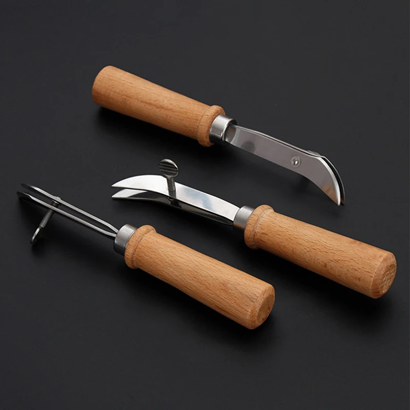 Leather Tool Leather Working Tools Adjustable Leather Edge Stitching Groover Craft Groove Gouge DIY Tool Crimper Slotting and Grooving