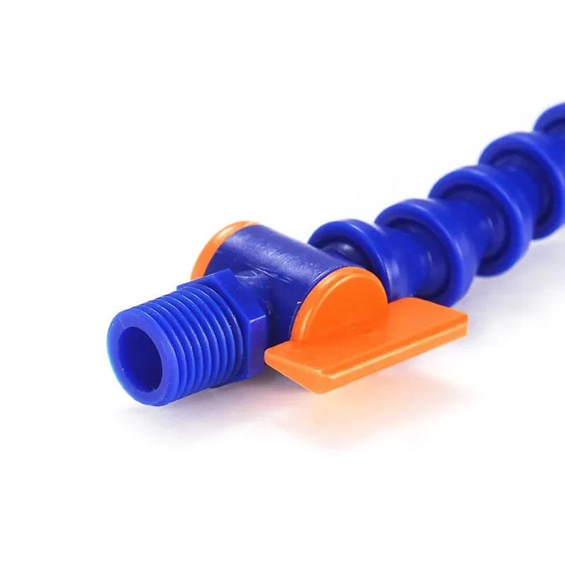 1/4" 3/8" 1/2" external thread cooling pipe with switch for hydraulic machinery CNC machine tool water cooling system