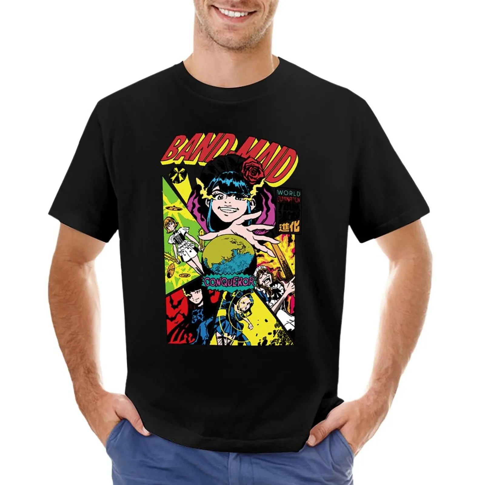 

Japanese Girl Band T-Shirt for a boy cute clothes t shirts for men