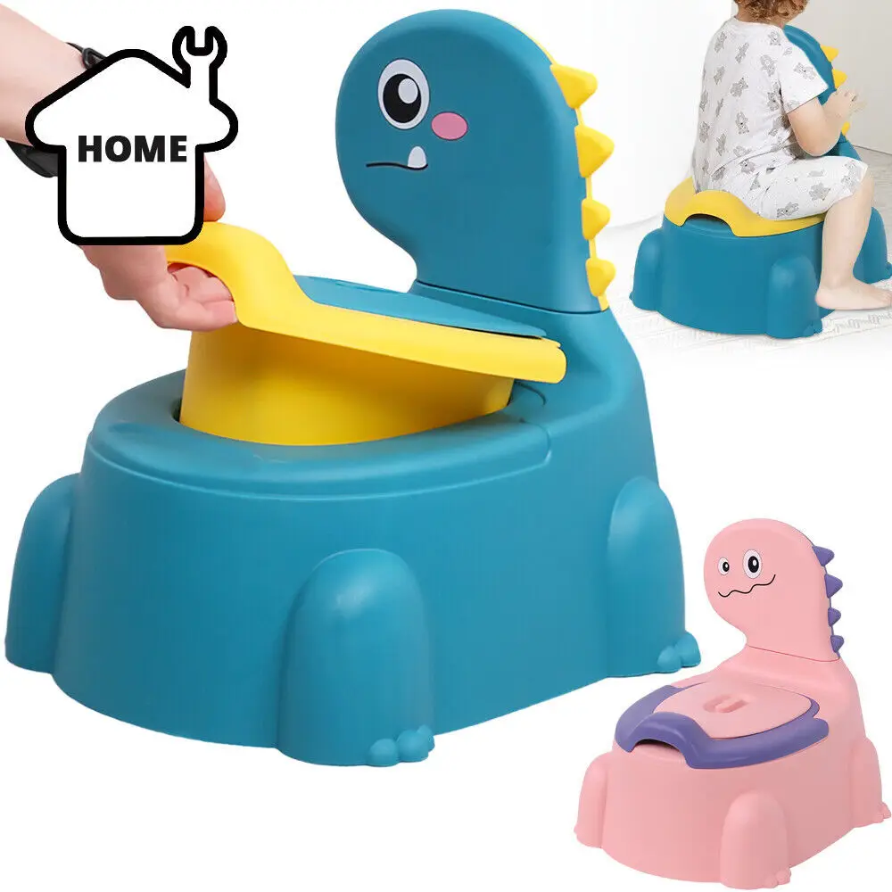 Baby Training Seat Potty Boys Urinals Cartoon Dinosaur Girls Toilet: 3 - 5 Days Free Delivery UK