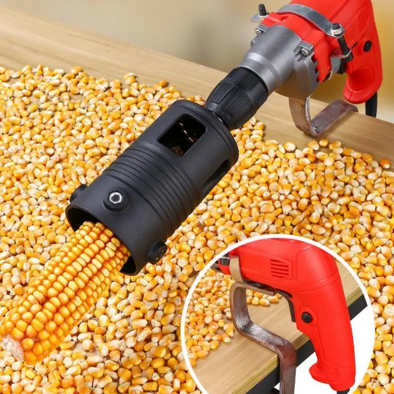 

Portable Corn Thresher Accessory Fully Automatic Corn Peeling Machine Head Small Electric Grain Planer Separator Dropshipping