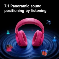 MCHOSE X9 Wireless Headworn Game 7.1 Headset Bluetooth 2.4G Three Mode 53mm Aluminum Foil Polymer Diaphragm eSports Gift Headset - Image 3