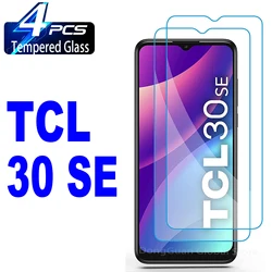 HD Tempered Glass Screen Protector Film, 2/4 - Pack for 2 Pieces (For TCL 30 SE)
