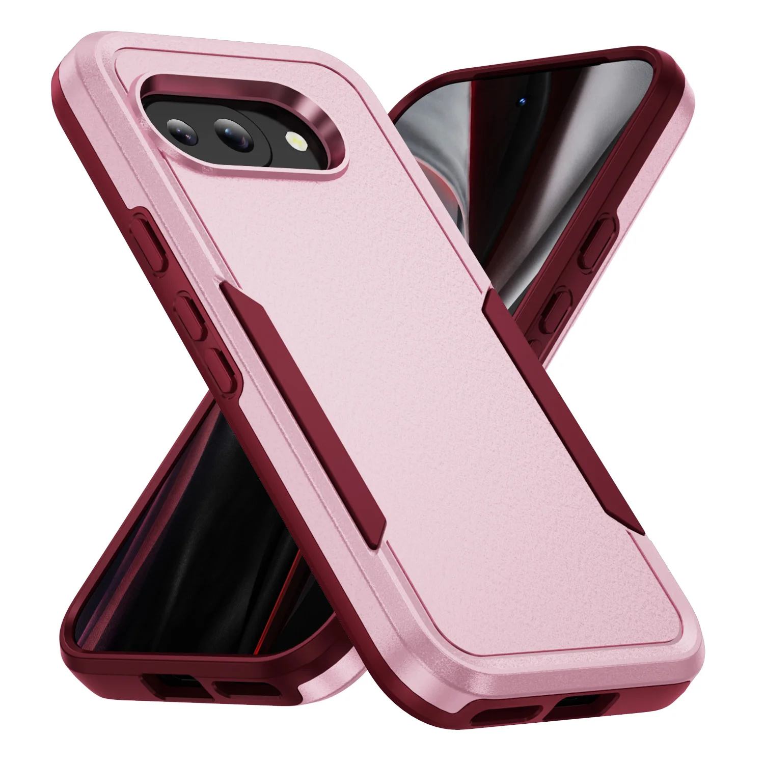 Military Grade Shockproof Hybrid Dual Layer Armor Protective Case - Matte Finish