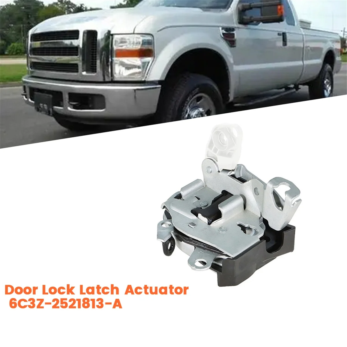 좌측 운전자 전방 문짝 잠금 래치 액추에이터, 포드 F 시리즈 F-250 F-350 F-450 F-550, 6C3Z-2521813-A