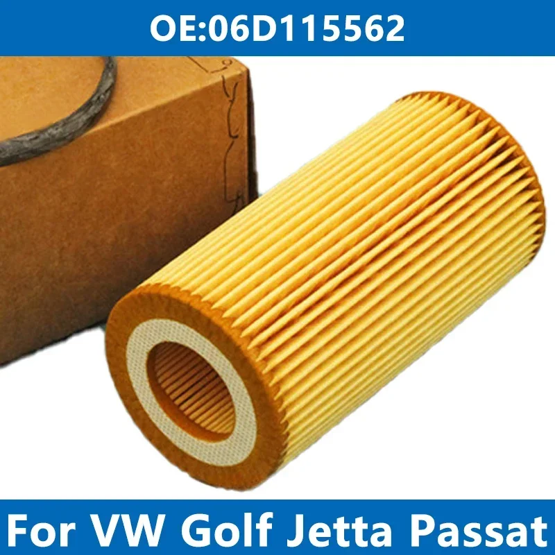 1/6/10PCS Car Oil Filter 06D115562 For VW BEETLE EOS GOLF V VI JETTA III PASSAT B6 B7 POLO SCIROCCO SEAT SKODA 2.0T FSI GTI 2.5