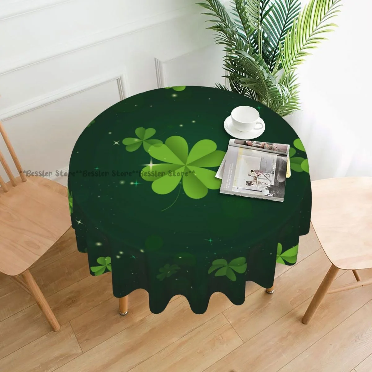 

Tablecloth Polyester Round Table Cloth Nordic Table Cover for Home Party Decoration