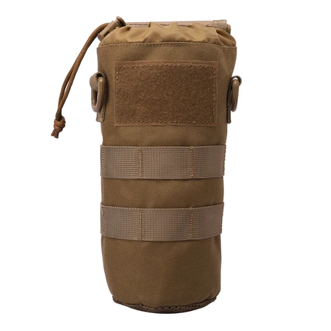 Kettle Carrier Bag Molle Water Bottle Holder Bag for Outdoor Hiking Fishing Hunting Drink Kettle Pouch