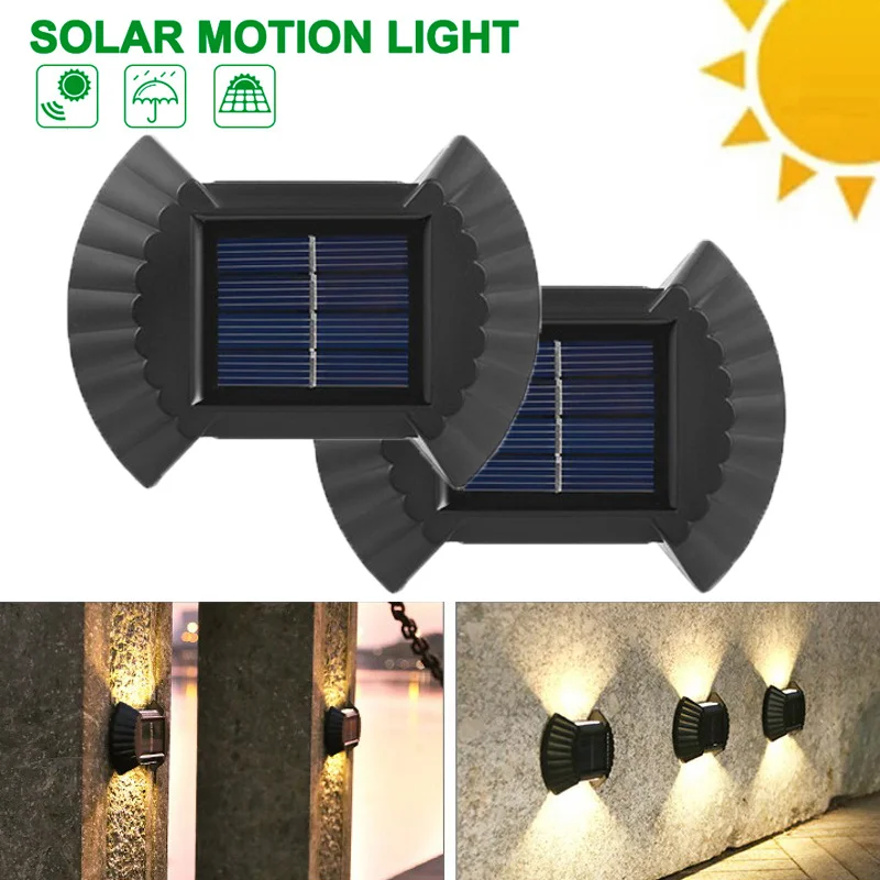 

Solar Light Waterproof Solar Wall Light Outdoor Solar lighting for Garden Courtyard Street Landscape Balcony Decor Wall Lamp
