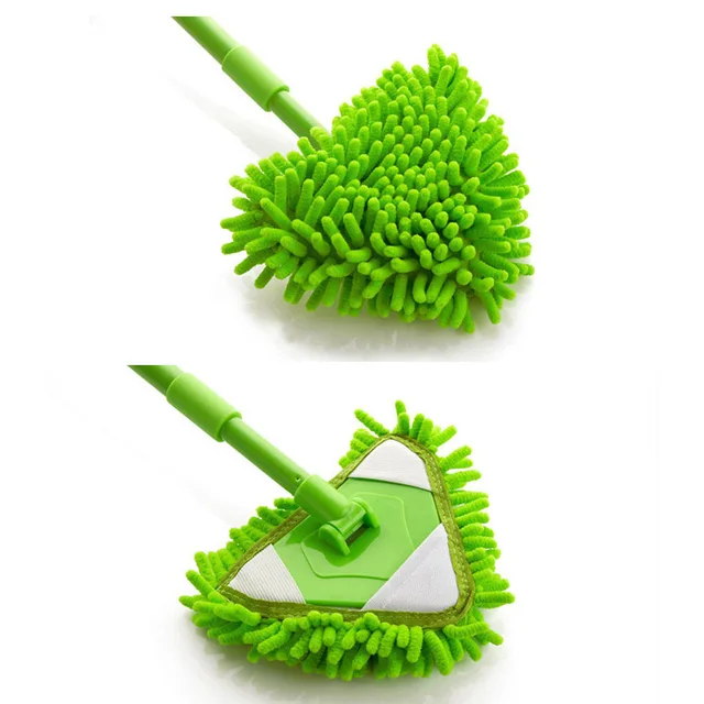 2Db Mop Zsenile Háromszög Ruhával Cserélhető Fejcsere Mikroszálas Párnák Konyhai Tisztító Szerszámok Rongyok A Padló Tisztításához - Image 2