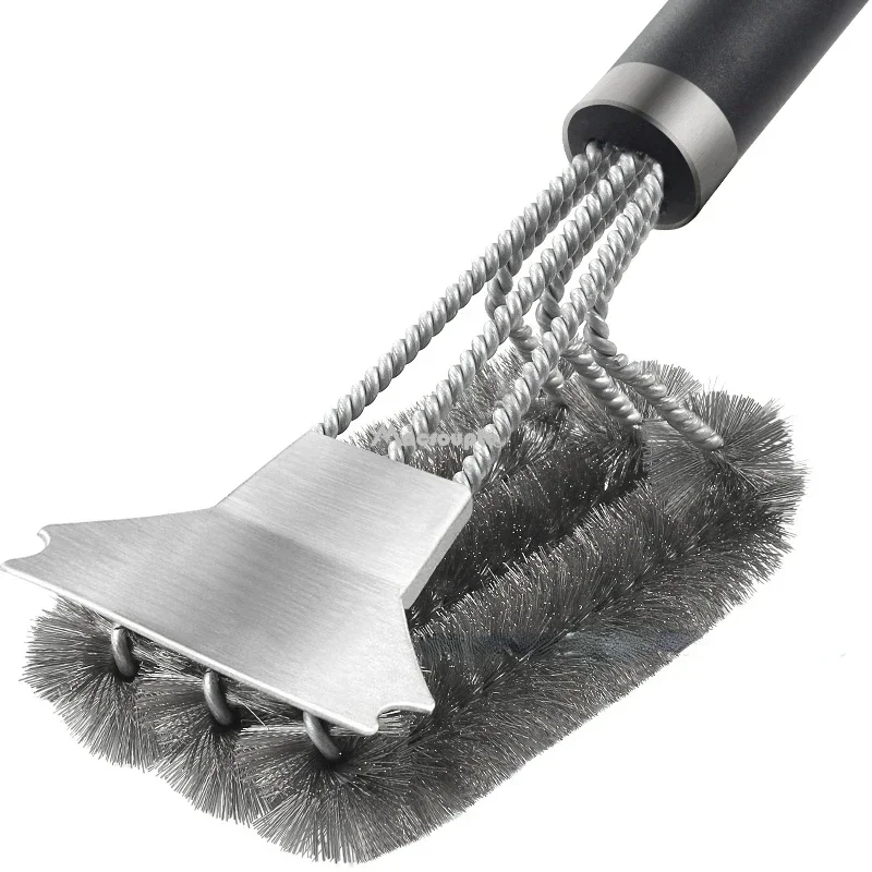 Barbecue Grill Cleaning Brush Tool Accessories Stainless Steel Bristles barbecue cleaning tools,grill brush,cleaning brushes